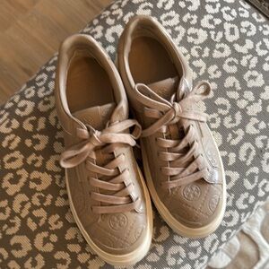 T MONOGRAM LADYBUG SNEAKER in Fresh Clay Worn once,Box and dust cover included.